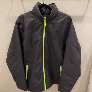 Hooded mens Windproof Water resistant Jacket windbreaker